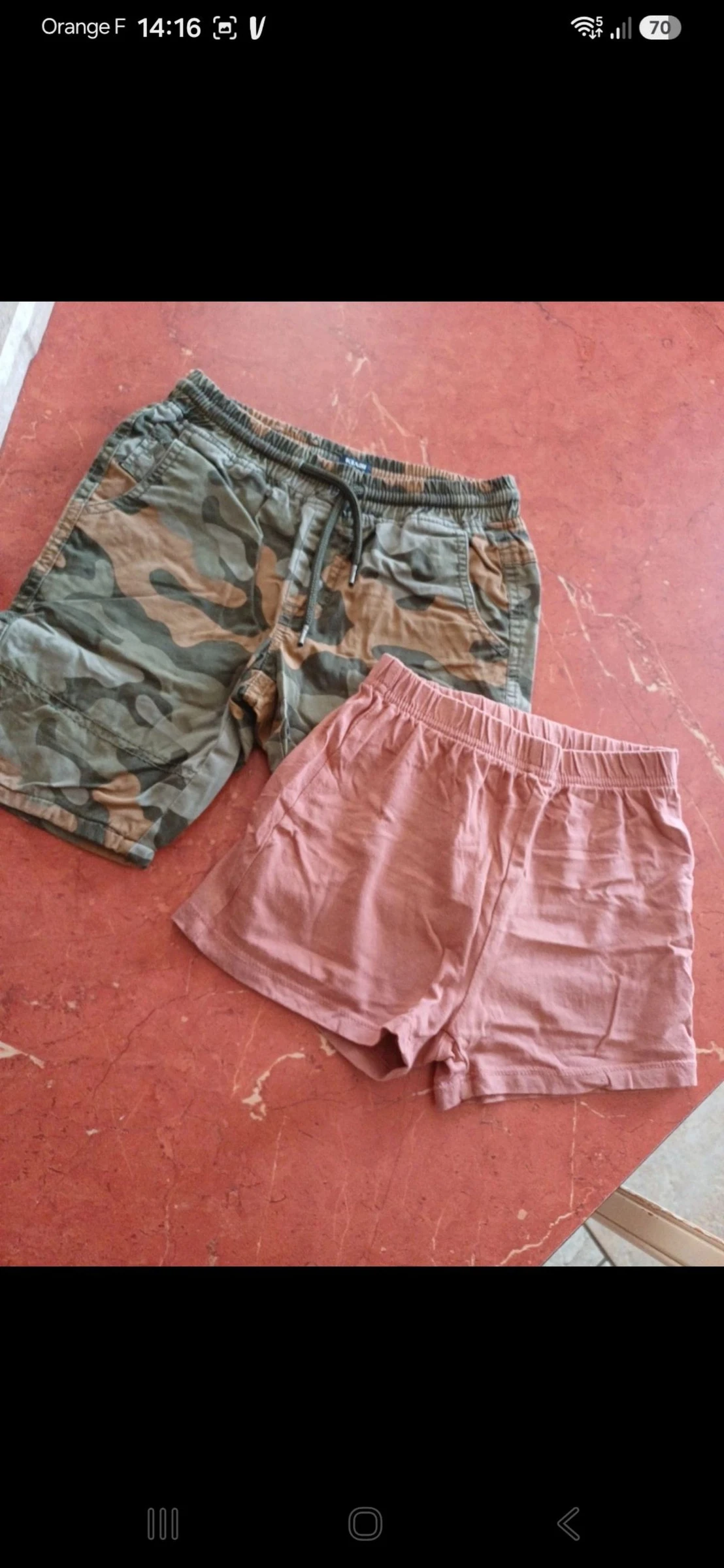 Lot de 2 shorts garçon taille 6 ans